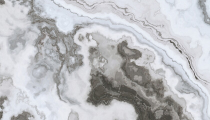 The tile of abstract white onyx background with a wavy pattern. 2D illustration. Natural beauty