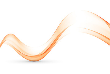 Abstract wave design element. Abstract smooth colored wavy transparent vector. Flow curve motion illustration.