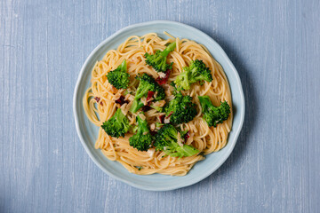 ブロッコリーのペペロンチーノ