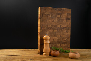 Wooden cutting board. Eco wood
