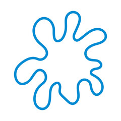 Obraz premium Paint Blot Icon