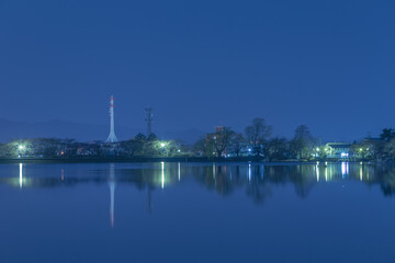 高松の池（夜景）