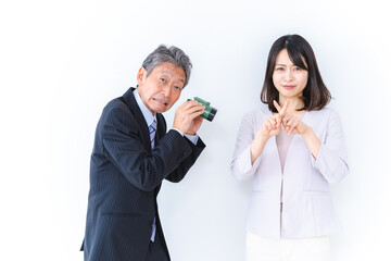 ハラスメントに困る女性社員