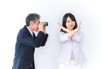 ハラスメントに困る女性社員