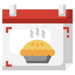 PIE flat icon,linear,outline,graphic,illustration