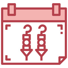 BARBECUE red line icon,linear,outline,graphic,illustration