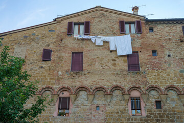 Buonconvento, medieval city in Siena province