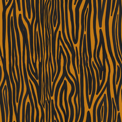 animalistic bright seamless pattern imitating the striped skin of a tiger, zebra. Bright rich bold pattern with a print of African safari animals in colorful stylish mimicking in nature