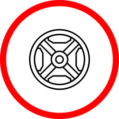 Obraz premium Gym Icons