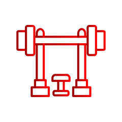 Bench press Icon