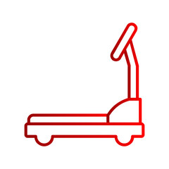 Fototapeta premium Treadmill Icon