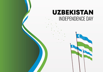 Uzbekistan independence day background for national celebration on September 1st.