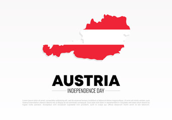 Austria independence day background for national celebration on October 26.