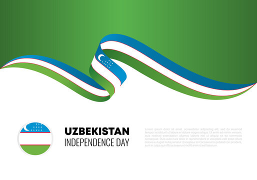 Uzbekistan independence day background for national celebration on September 1st. - Powered by Adobe