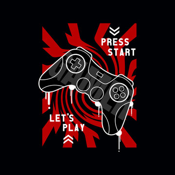 Gaming Quotes - Life is a game play to win - Gambling, joystick Vector.  Gaming t shirt design. 9763638 Vector Art at Vecteezy