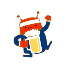 アルコールのマスコット　アイコン