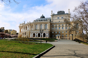 Odessa, Ukraine - 03.23.2014: Odessa National Academic Opera and Ballet Theater