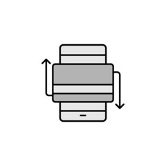 mobile, card, payment line icon. Elements of finance illustration icon. Premium quality graphic design icon. Can be used for web, logo, mobile app, UI, UX