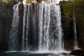 Upper Duden waterfall in Antalya, Turkey