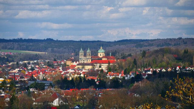 Weingarten, Deutschland: Blick auf die Stadt