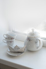 still life with teapot