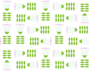 seamless background with flowers 