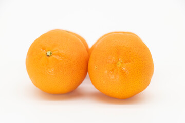 small orange isolated on white background