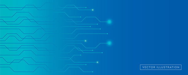 blue digital technology electronics circuit board elements