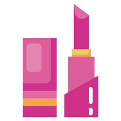 LIPSTICK flat icon,linear,outline,graphic,illustration