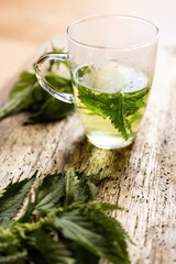 A healthy infusion of nettles against anemia, arthritis, cystitis and diarrhea beautiful light and...