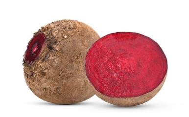 Beetroots isolated on a white background