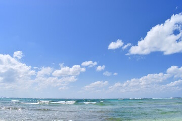 Obraz premium 沖縄の海と空