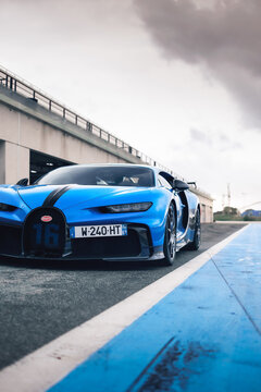 Munich, Germany - August 2021: new supercar Bugatti Chiron Super Sport.