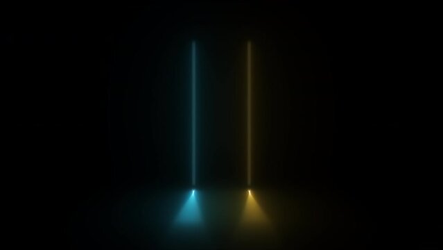 Concept 74-N1 Animated abstract neon light with led light effect and flashing moving pattern.