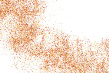 Fototapeta na wymiar Abstract Sand Explosion Isolated On White Background. Digitally Generated Image. Vector Illustration, Eps 10.