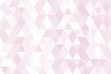 正三角形のランダムパターン背景（ピンク）