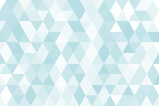 正三角形のランダムパターン背景（水色）