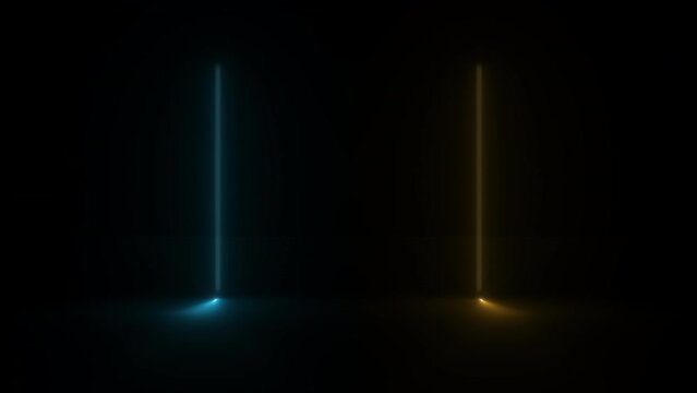 Concept 78-N1 Animated abstract neon light with led light effect and flashing moving pattern.