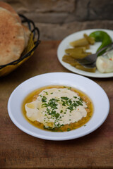 Authentic Israeli hummus  