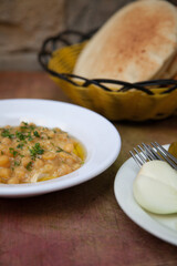 Authentic Israeli hummus  