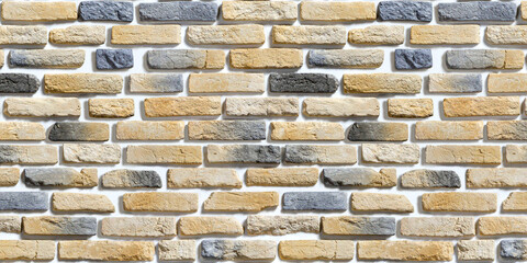 Fototapety  Old brick wall seamless pattern, Background for design and decoration.