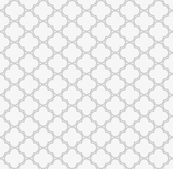 Arabic seamless pattern grid lantern shapes tiles.