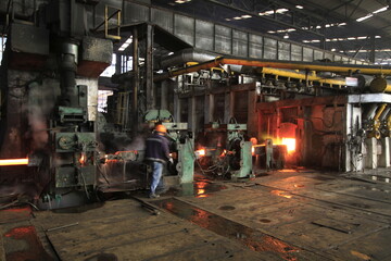 Kardemir Karabuk Iron Steel Industry Trade Company. Kardemir is a Turkish steel producer. - obrazy, fototapety, plakaty