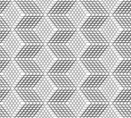 Vector seamless art building striped square design