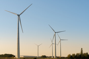 Erneuerbare Stromgewinnung durch Windpark