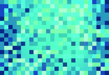 Blue Abstract simple pixel background for web business print