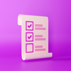 white paper with checklist to-do list