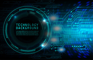 cyber circuit future technology concept background. text
