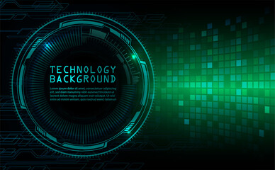 cyber circuit future technology concept background. text
