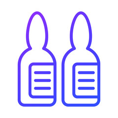 Injection Healthcare Medical, vector graphic Illustration Icon.